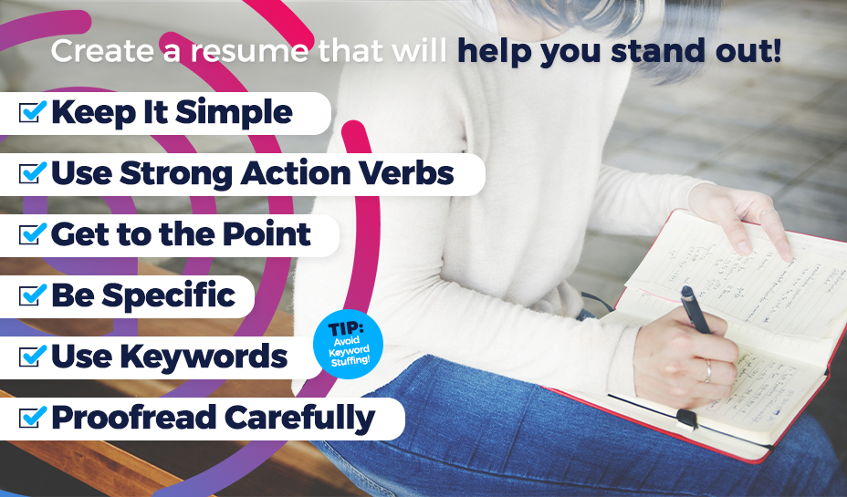 Create resume will help you stand out graphic