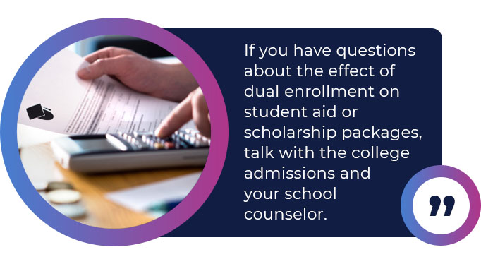 dual enrollment questions quote