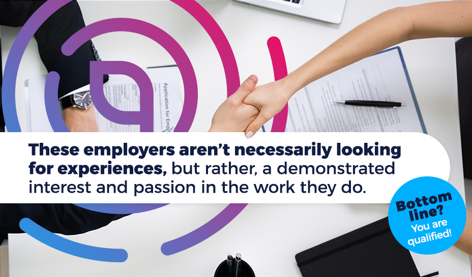 employers looking for experiences graphic