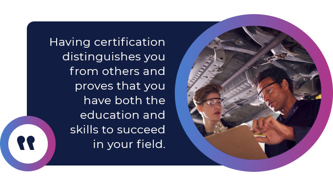 mechanical certification quote