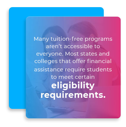 most colleges eligibility requirements quote