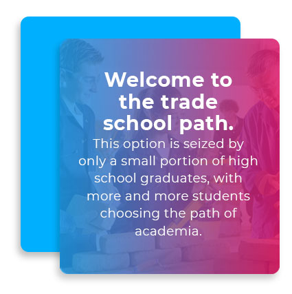 welcome to trade school path quote