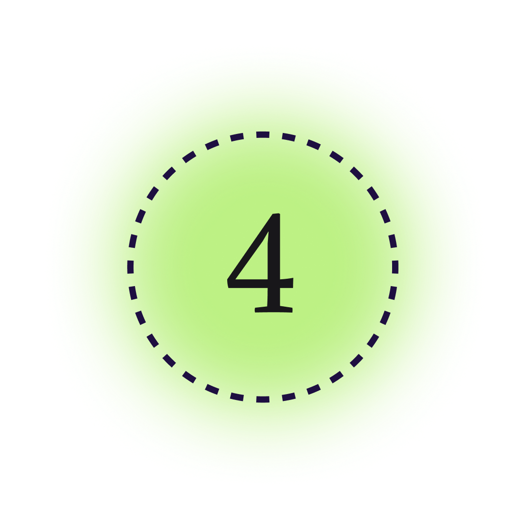 Green icon with '4 visible on top