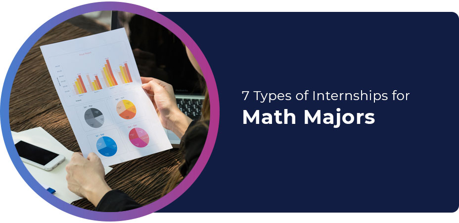 7 types internships math majors