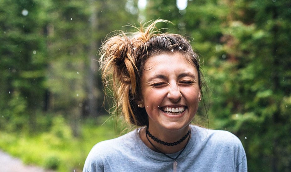 Smiling woman