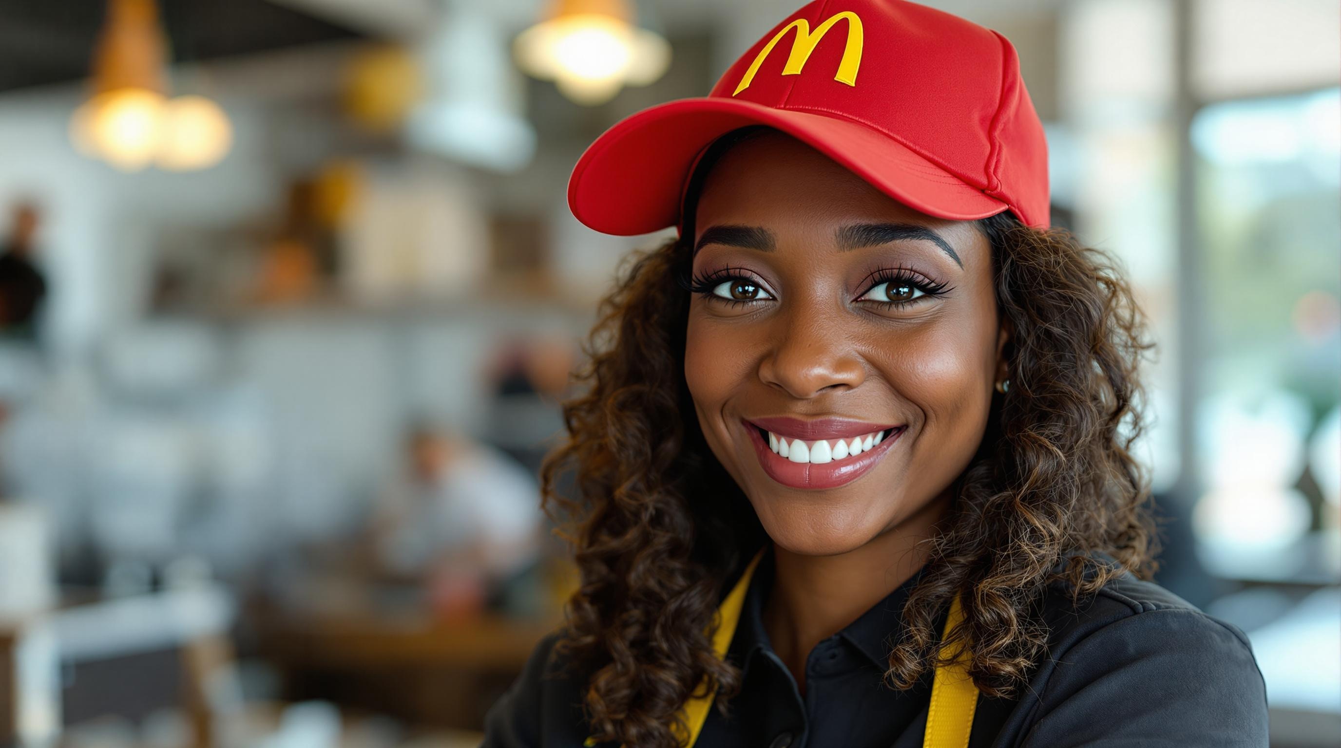 a McDonalds crew member