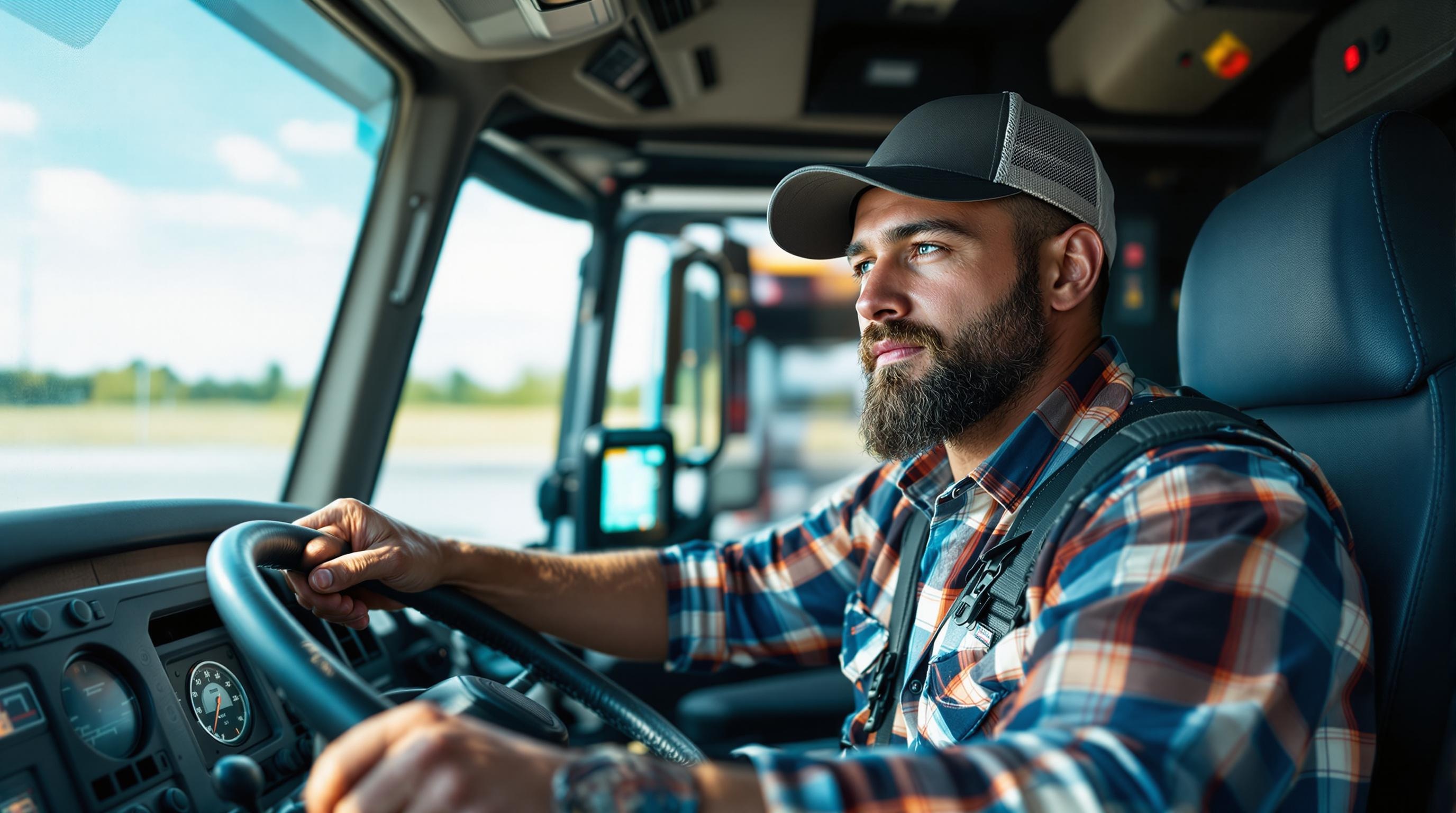 a big rig truck driver