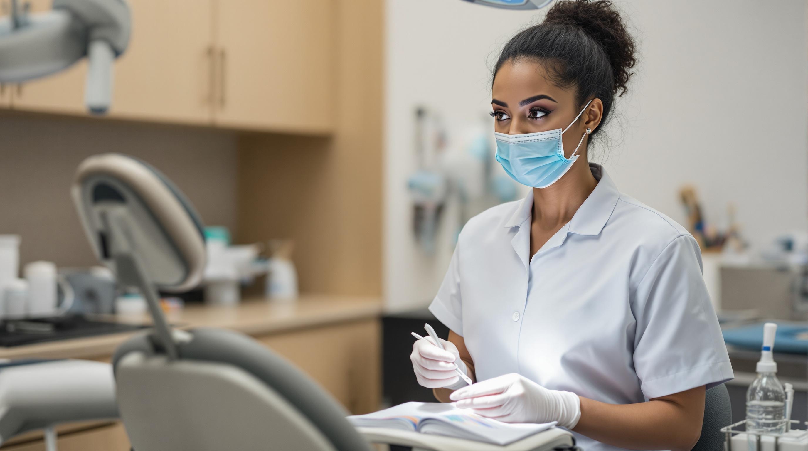 a dental assistant on a good salary