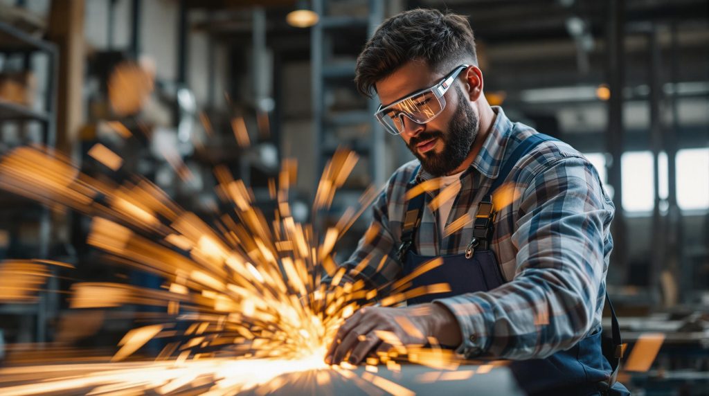 a millwright working