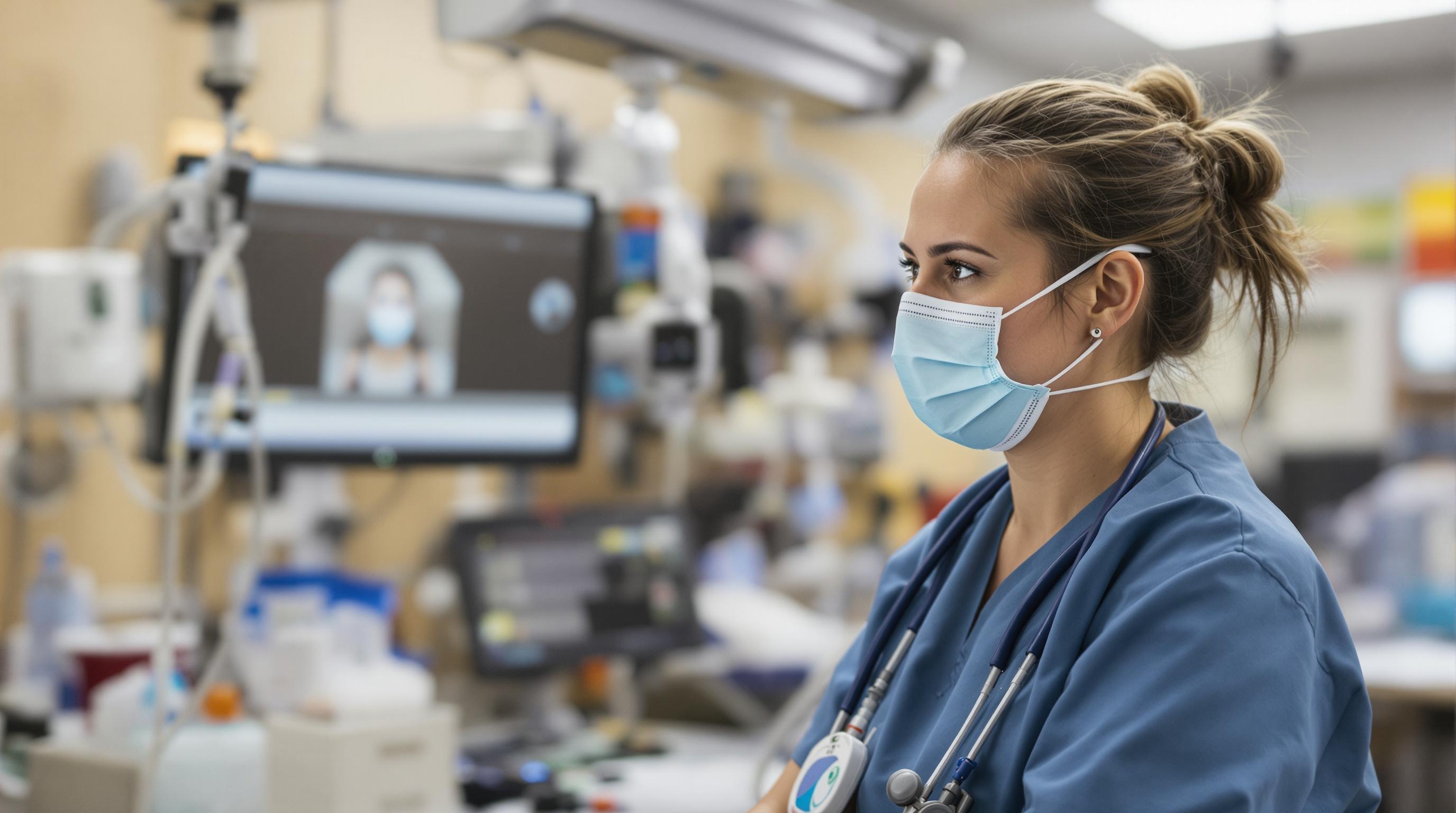 a respiratory therapist earning a good salary