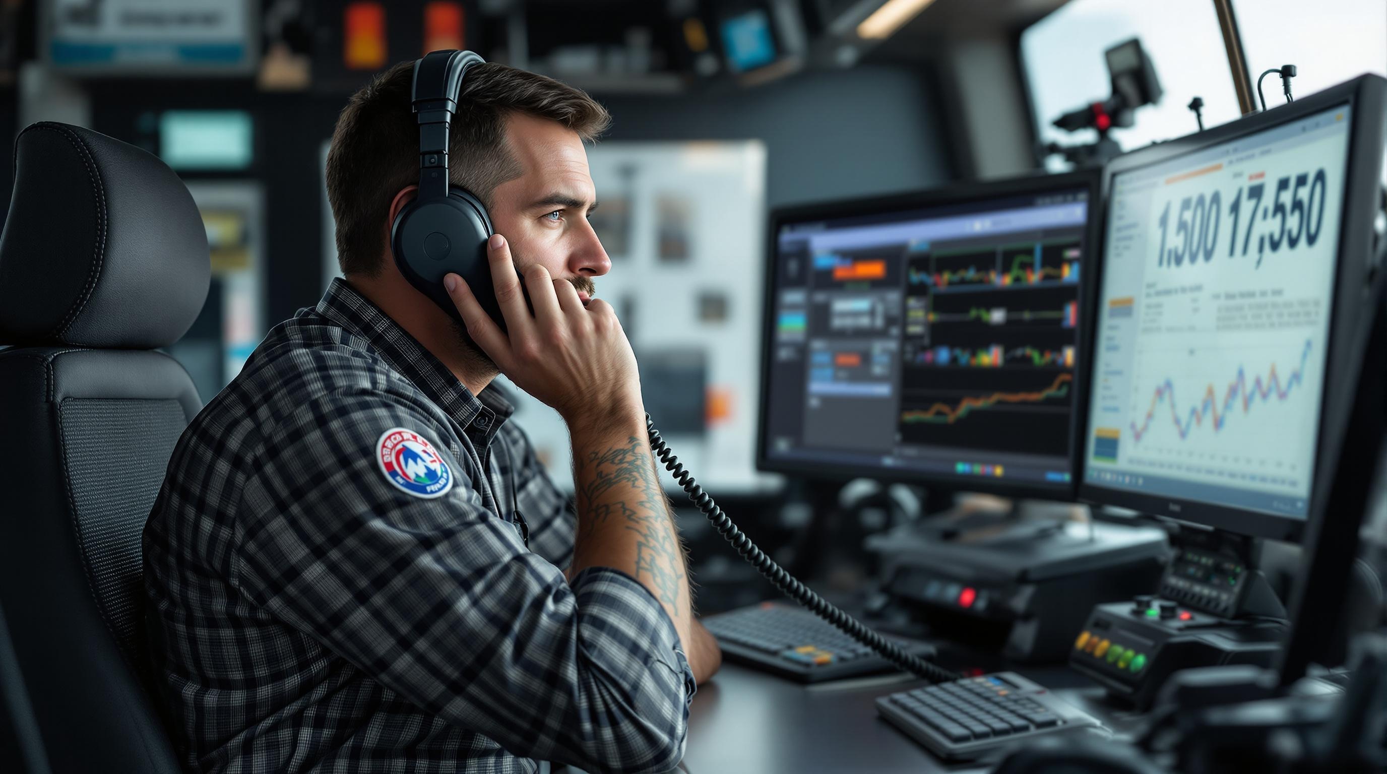 a truck dispatcher