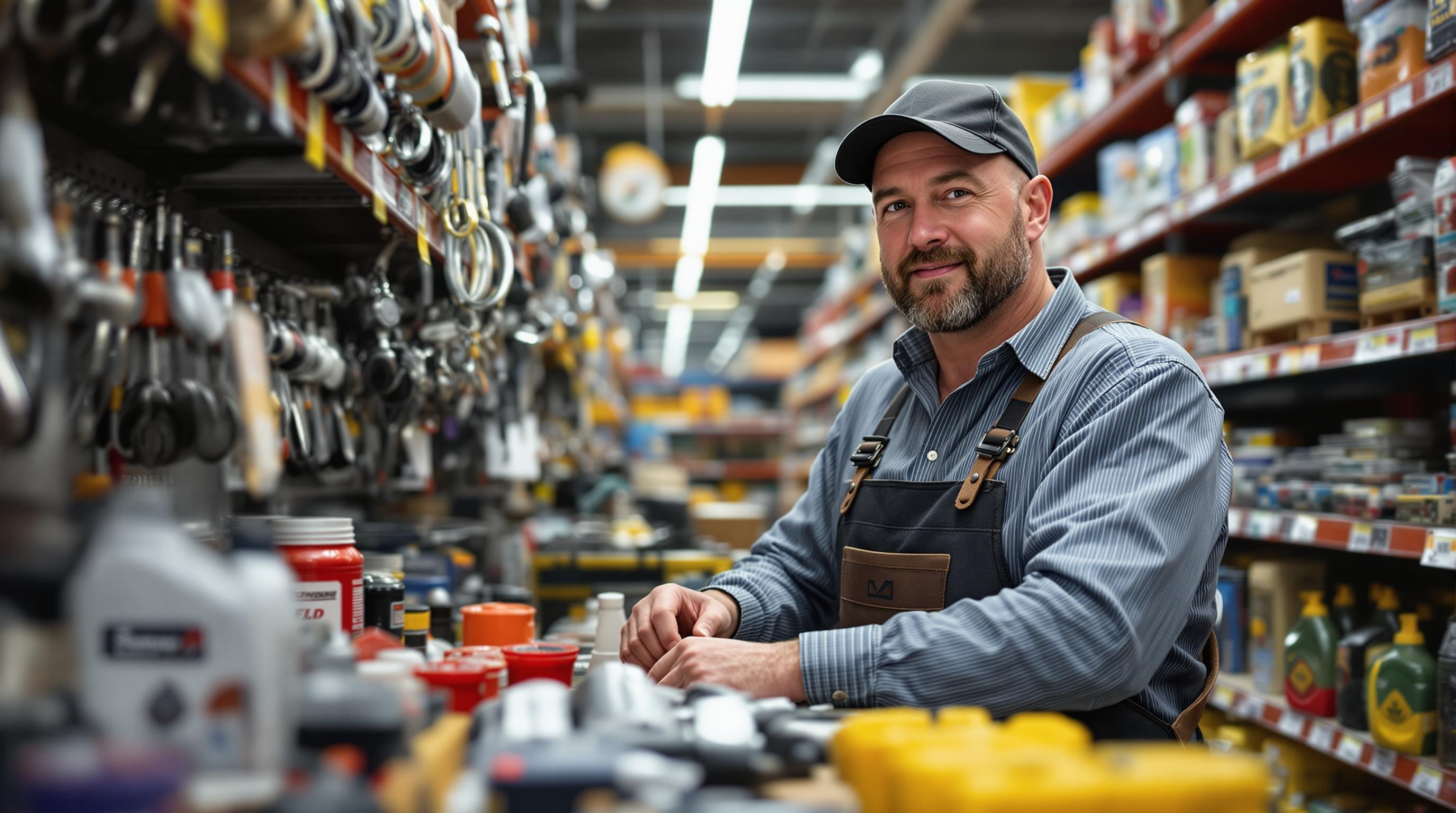 a worker at tractor supply