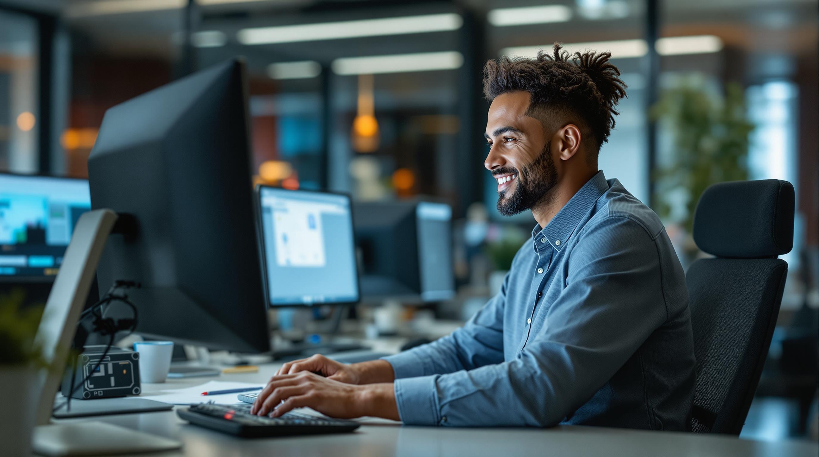 a worker in a major bank