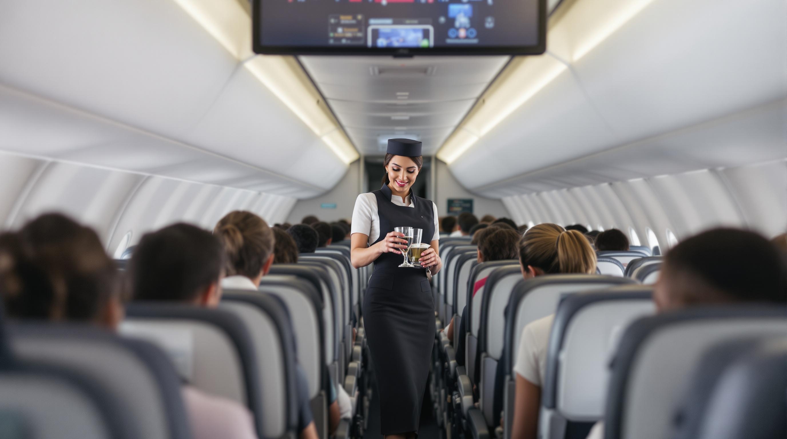 an air hostess