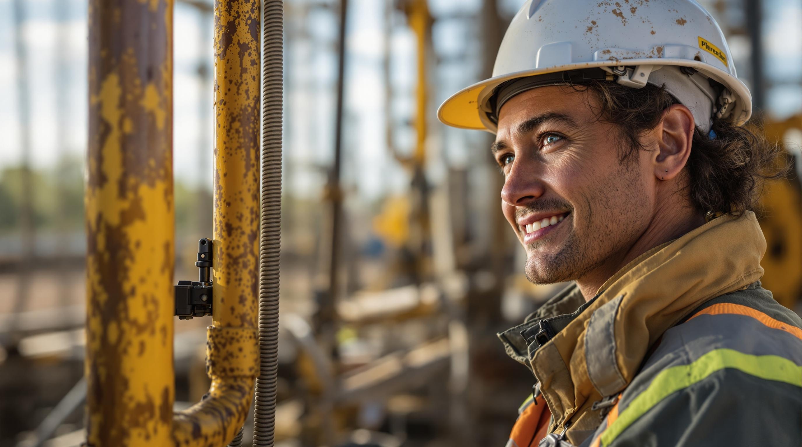 an energy sector worker