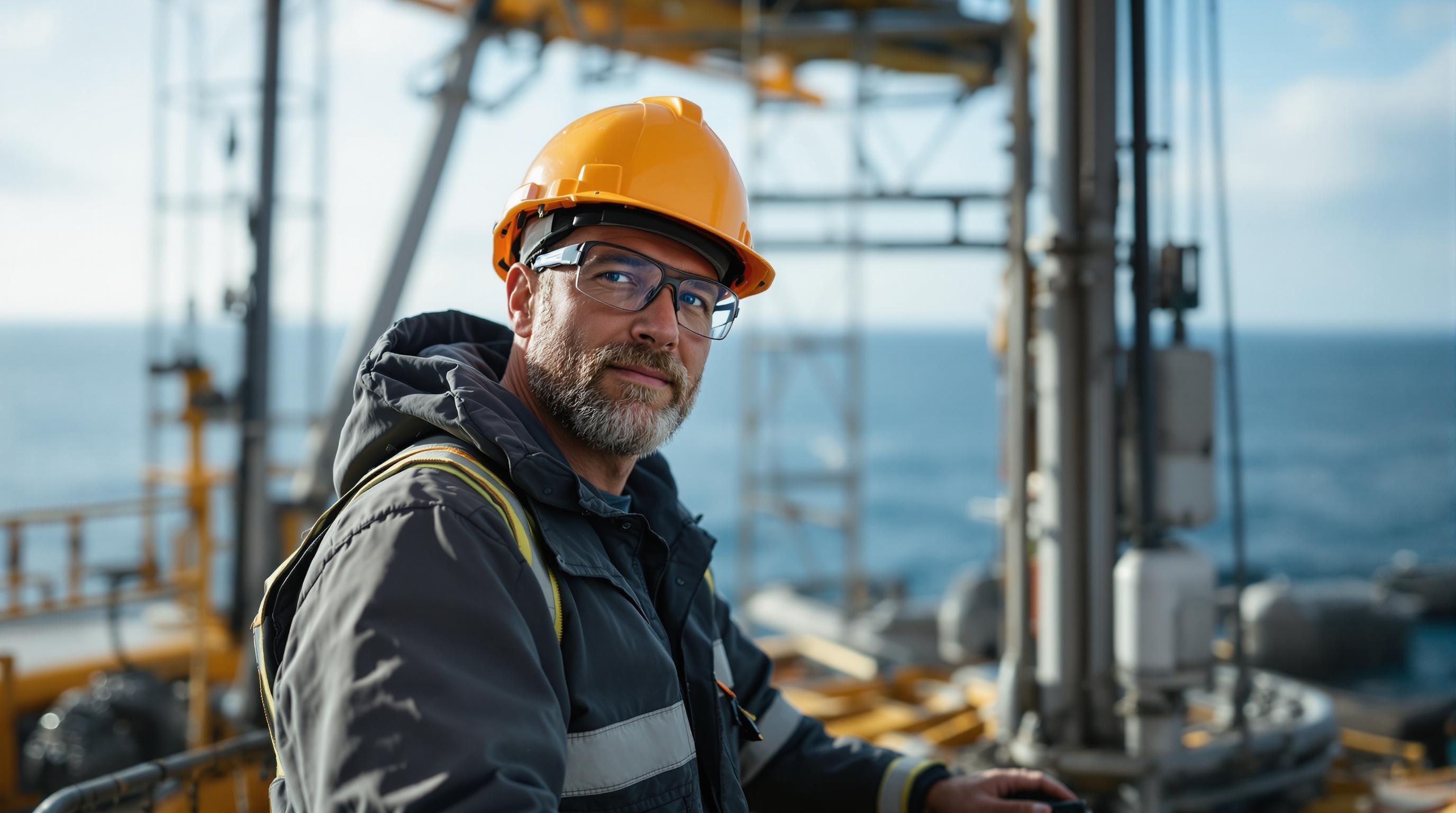 an oil rig worker