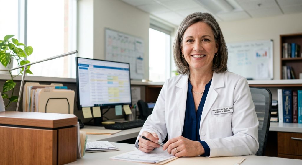 Director of Nursing at work