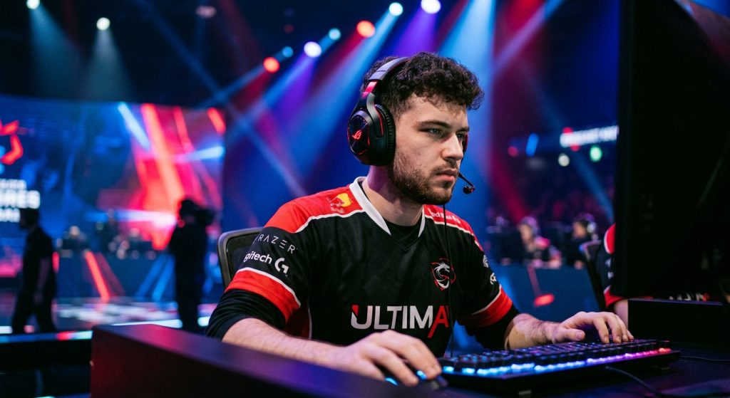 Esports player in the game!
