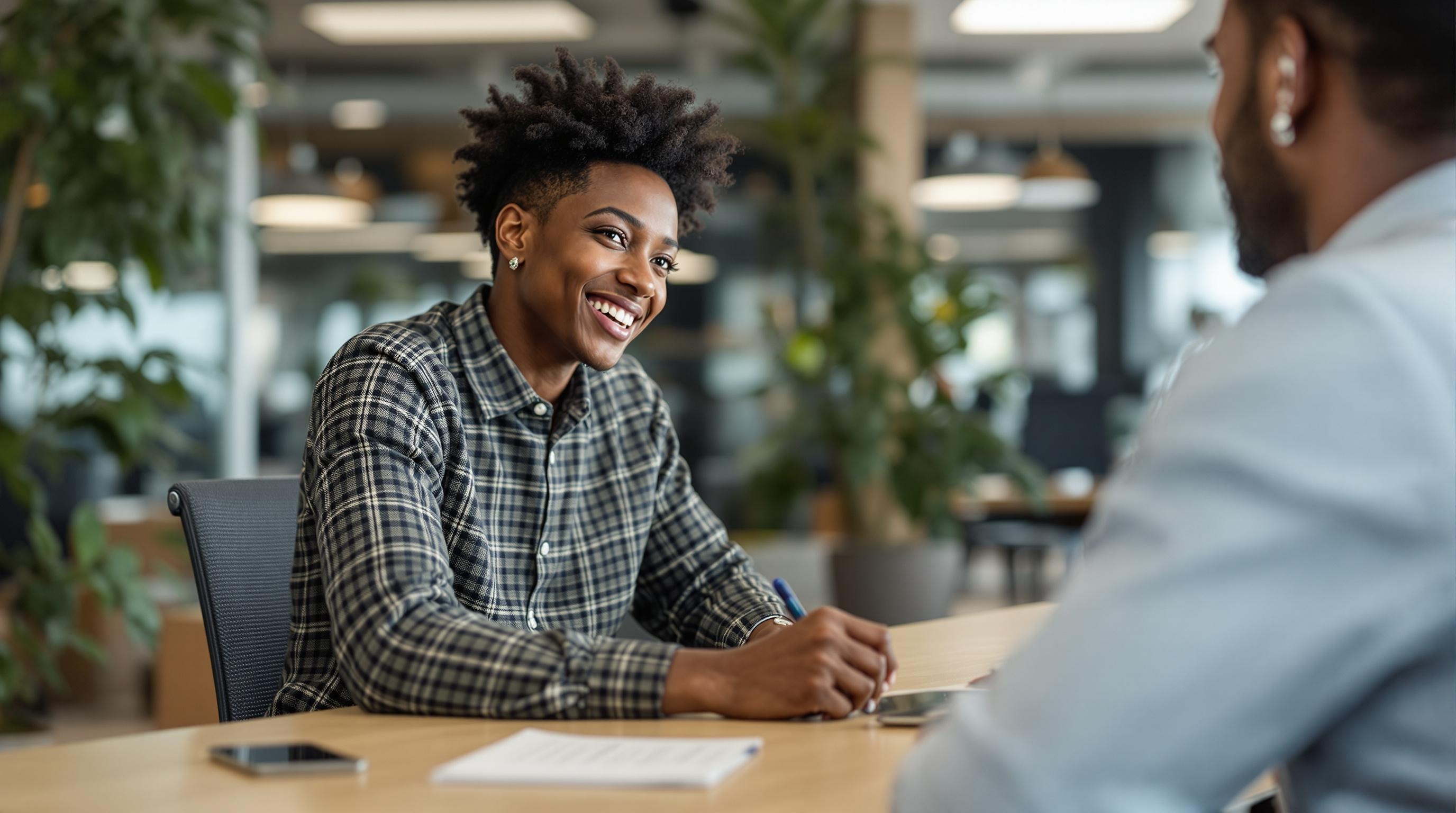 an interviewer asking exit interview questions