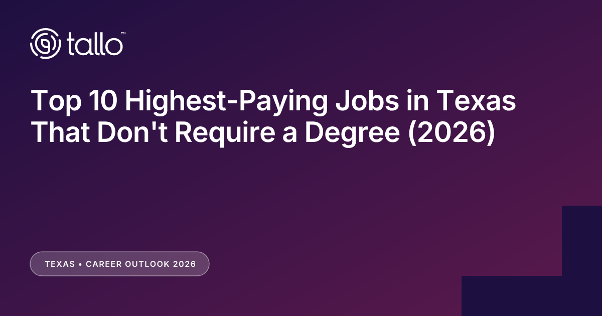 Top 10 Highest-Paying Jobs in Texas That Don’t Require a Degree (2026)