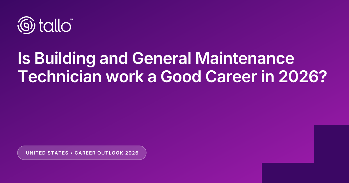 Is Building and General Maintenance Technician Work a Good Career in 2026?