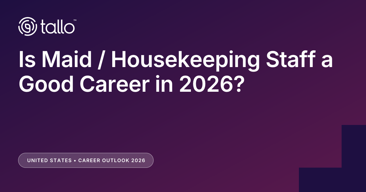 Is Maid / Housekeeping Staff a Good Career in 2026?
