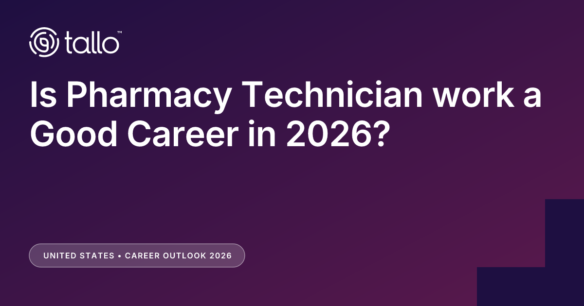 Is Pharmacy Technician work a Good Career in 2026?