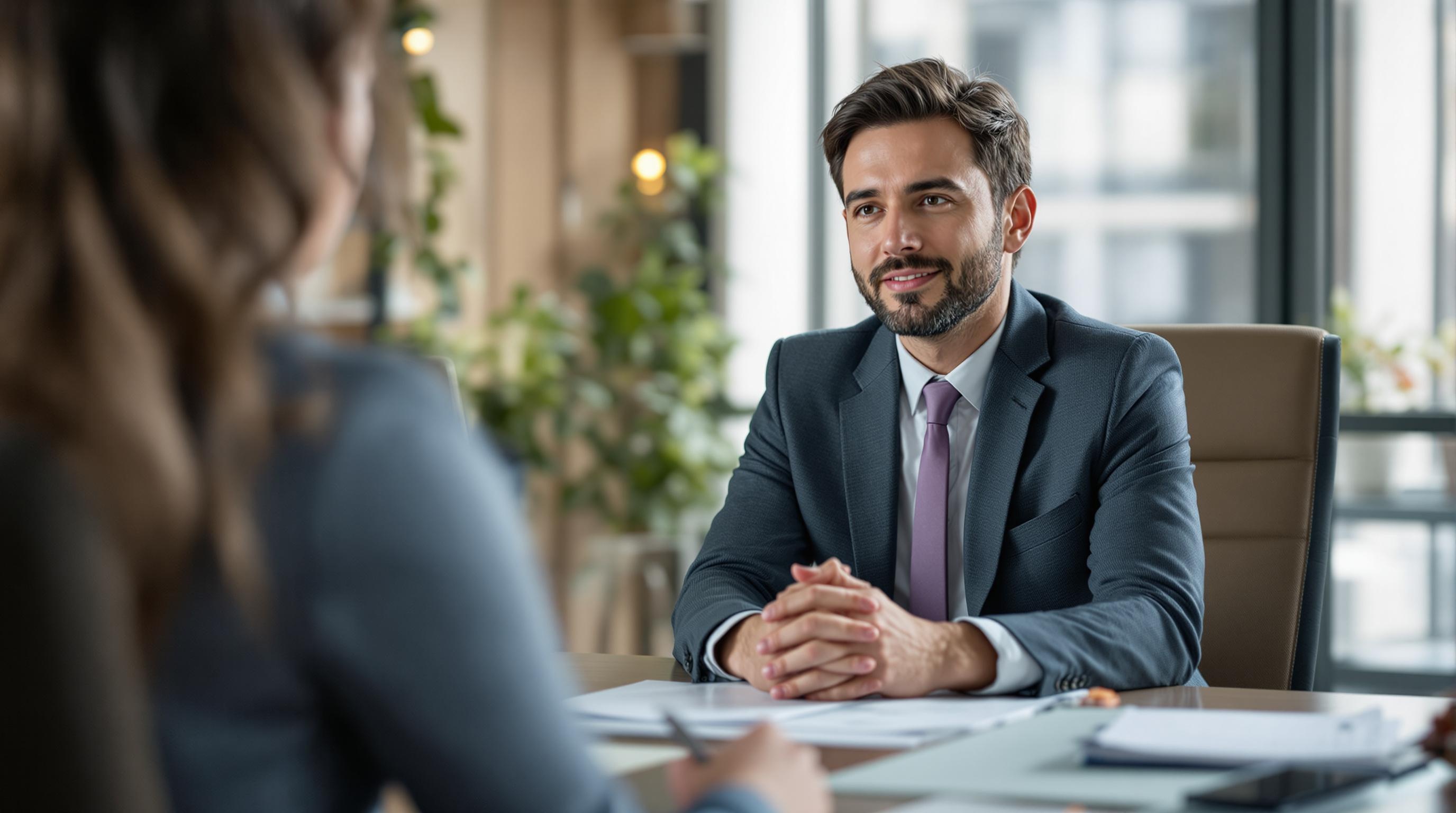 someone talking about their weaknesses in a job interview