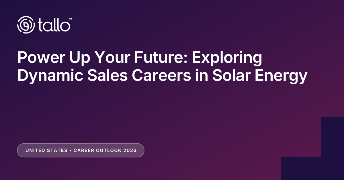 Sales Careers Are Changing: Why Solar Sales Is a Top Opportunity