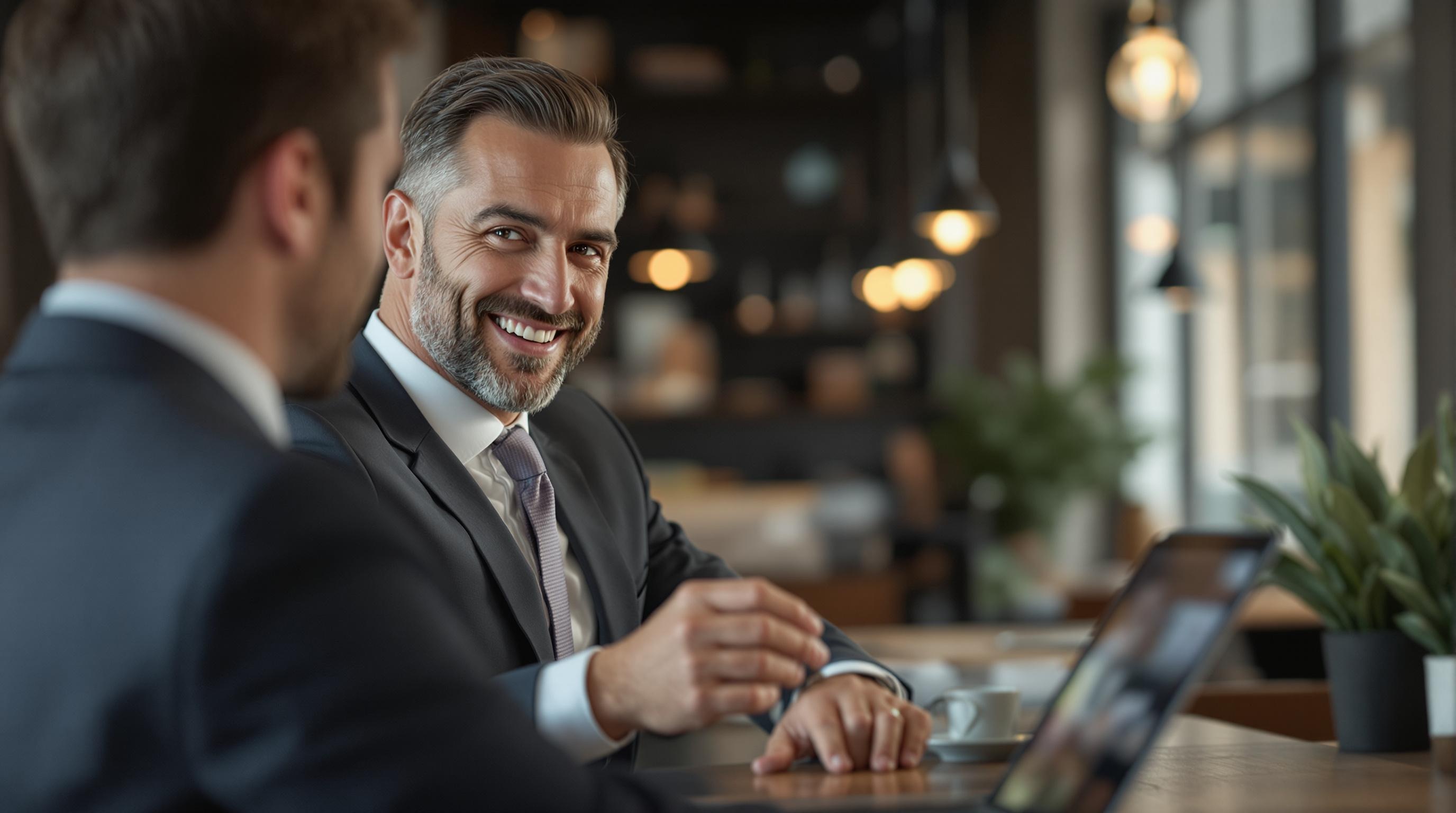 A real estate broker in action, showcasing professionalism and expertise.