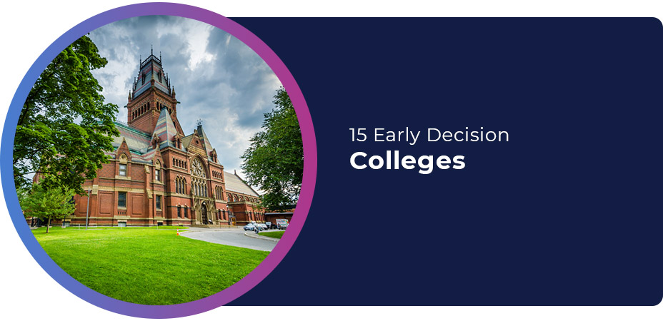 15 Early Decision Colleges