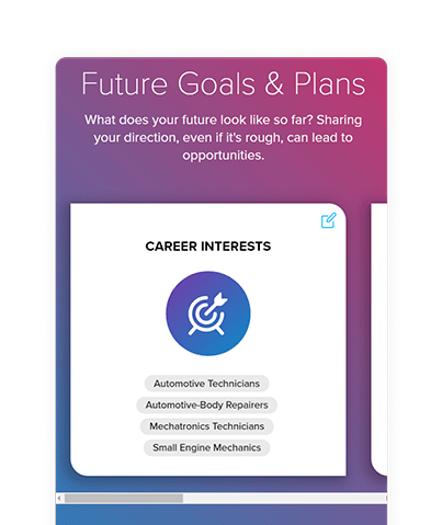 Future Goals Mobile Screenshot