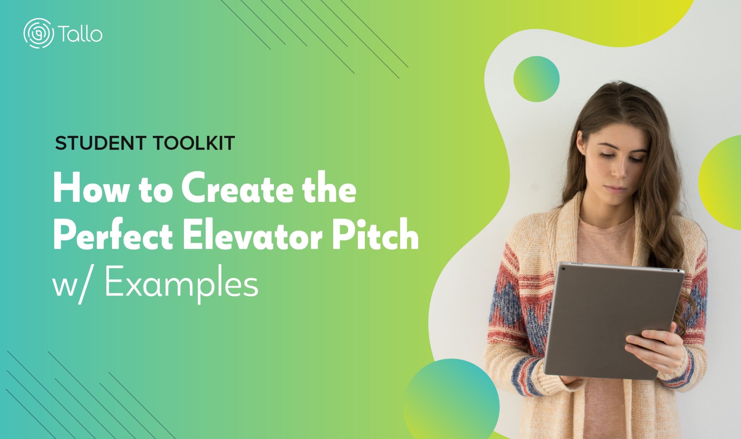 elevator pitch examples