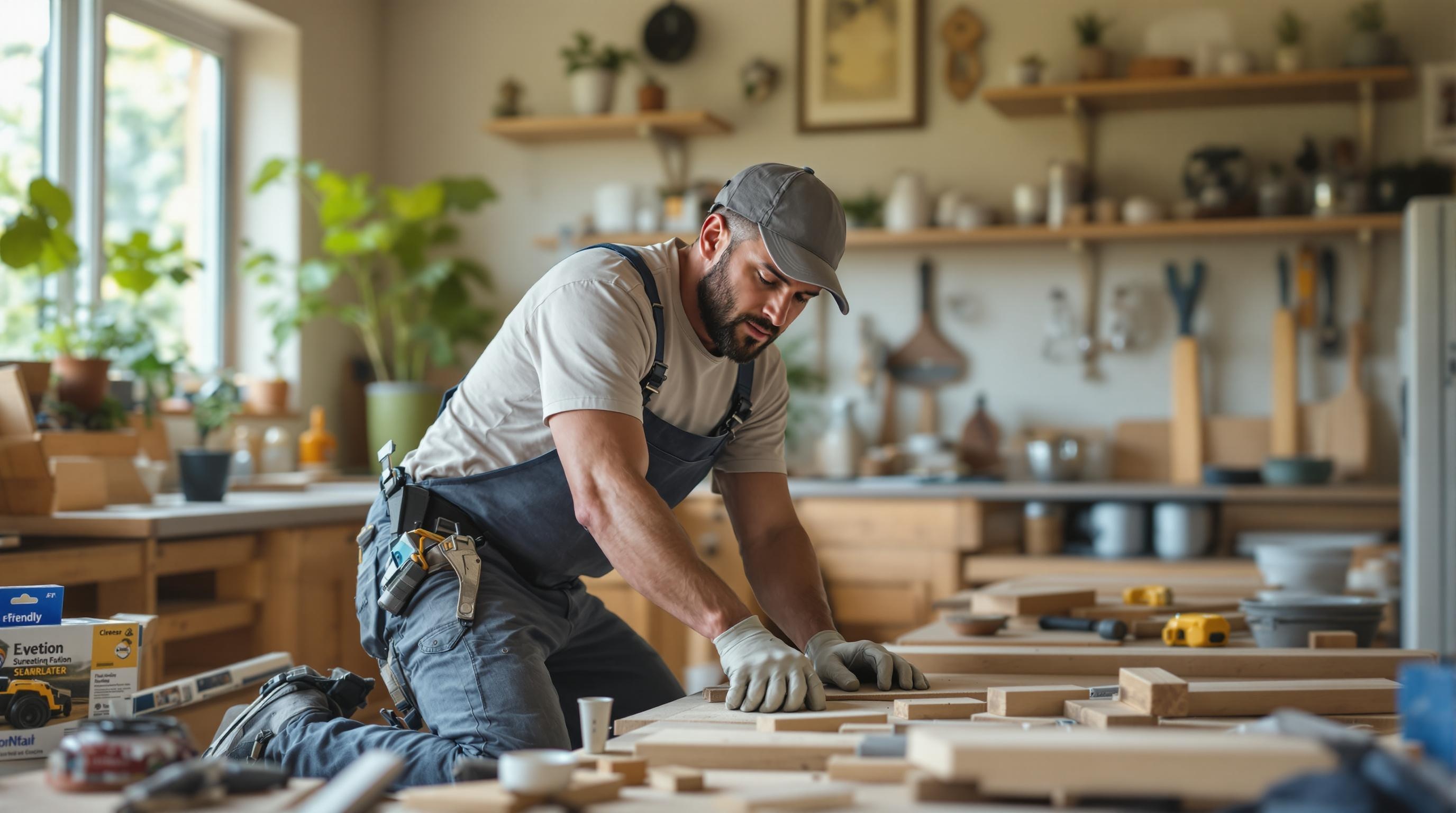 a carpenter at work