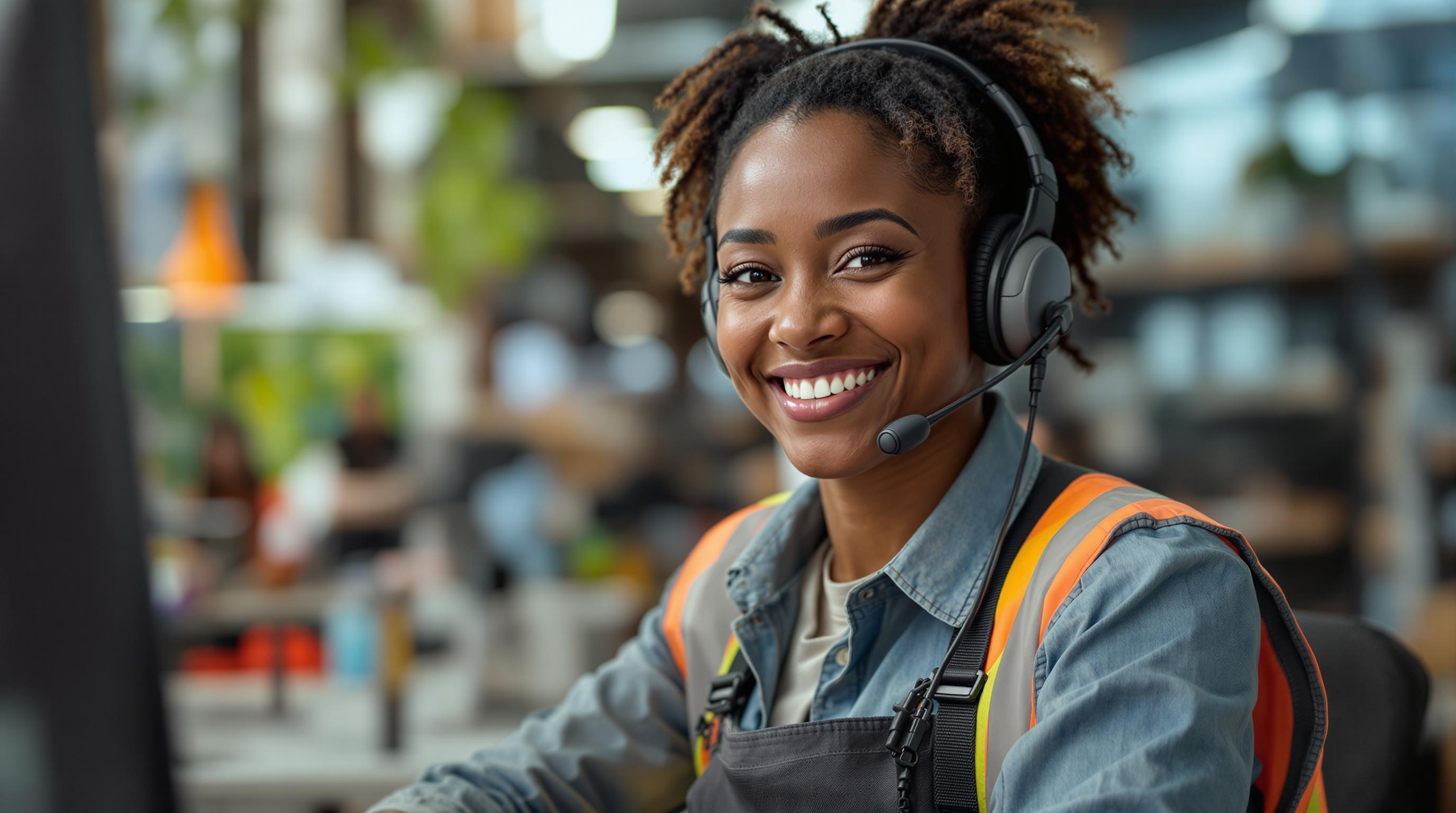 a worker in consumer services