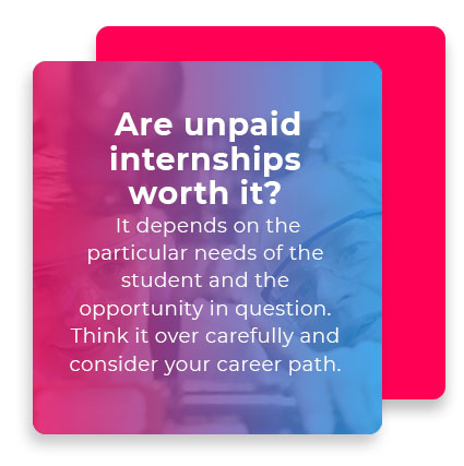 are unpaid internships worth it quote