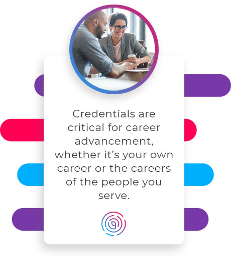 credentials career advancement quote