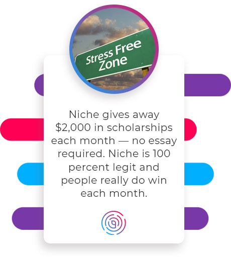 niche scholarships no essay quote