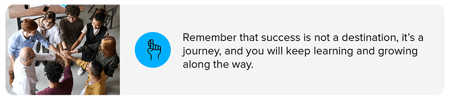 success is a journey graphic